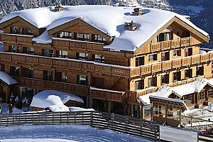 Ideal ski-in ski-out access in Courchevel. Photo: Grand Hotel